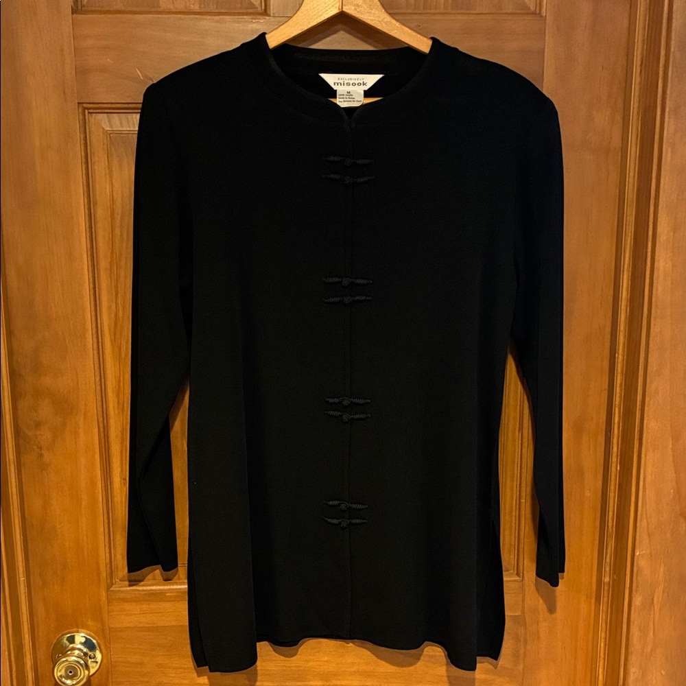 Exclusively MisookClassic Black Women's Tunic Top